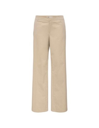 Only Pantalon femme beige chic