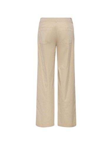 Only Pantalon femme beige chic