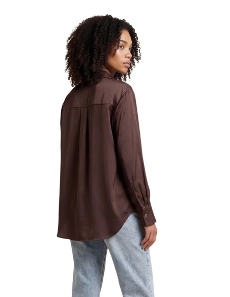 Only Chemise femme marron