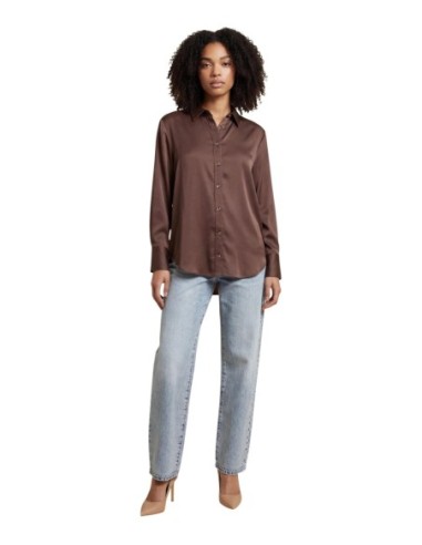 Only Chemise femme marron