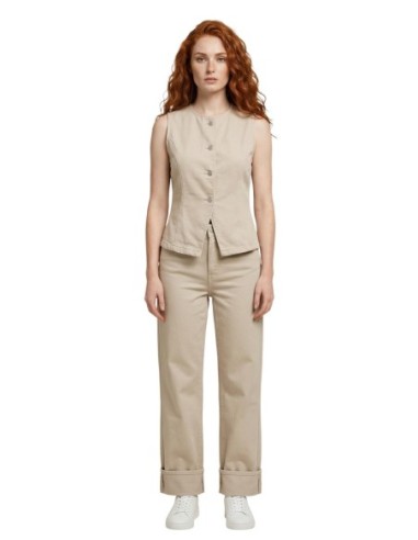 Only Jean femme beige coton