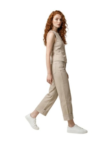 Only Jean femme beige coton