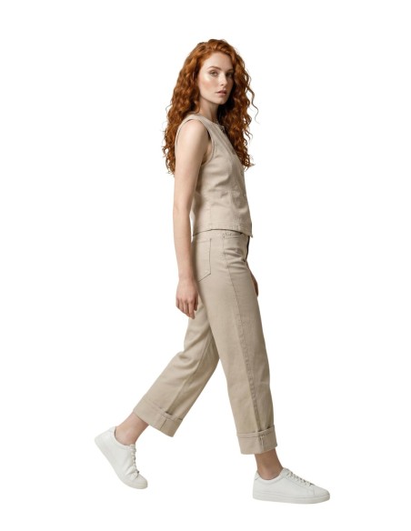 Only Jean femme beige coton