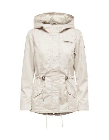 Only Veste femme beige capuche