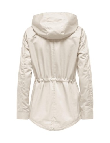 Only Veste femme beige capuche