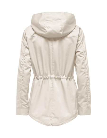Only Veste femme beige capuche