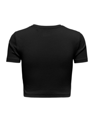 Only T-shirt femme noir coton bio