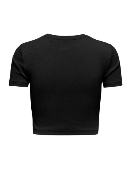 Only T-shirt femme noir coton bio