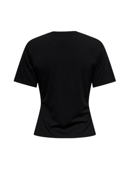 Only T-shirt femme noir fluide