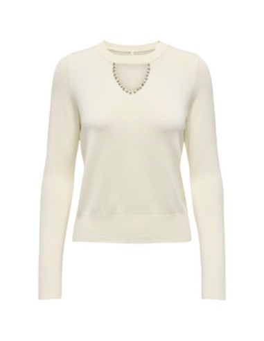 Only Pull femme beige viscose