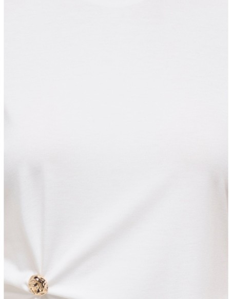 Only T-shirt femme beige fluide