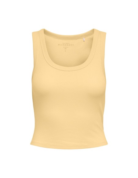 Only Débardeur femme jaune