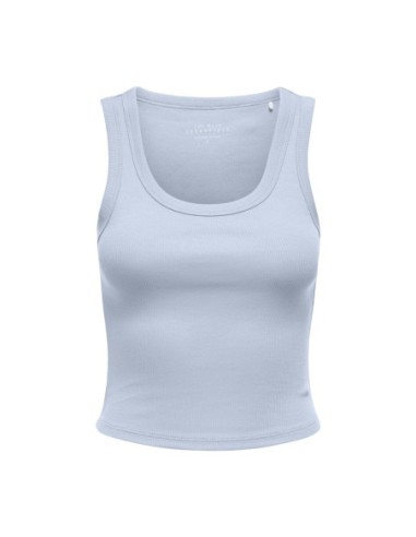 Only Débardeur femme bleu azur