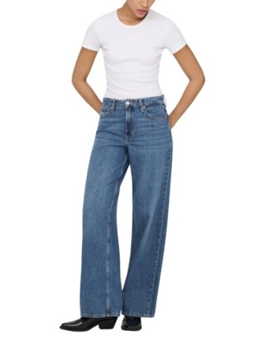 Only Jean femme bleu azur lyocell