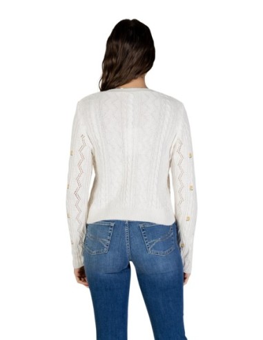 Only Pull femme blanc floral