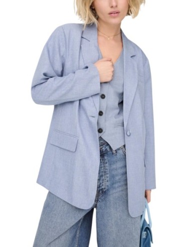 Only Veste femme bleu azur
