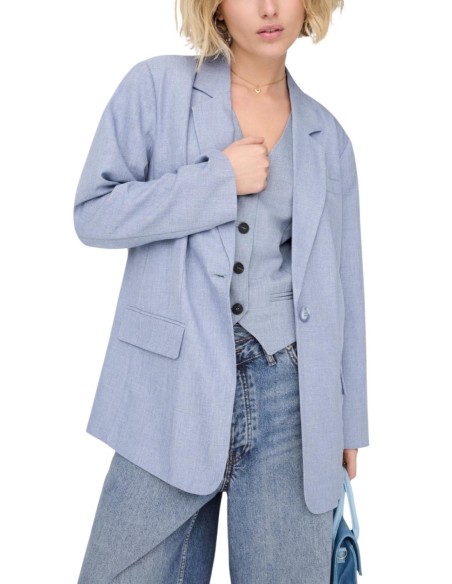 Only Veste femme bleu azur