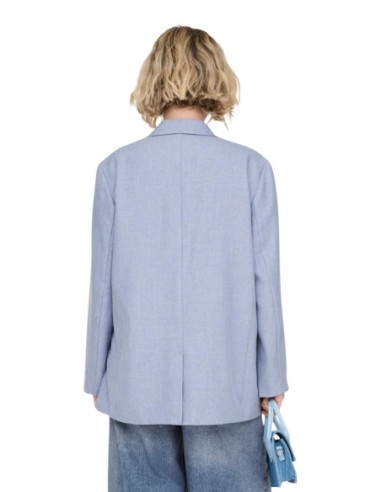 Only Veste femme bleu azur