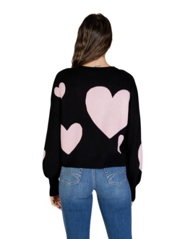 Only Pull femme noir viscose