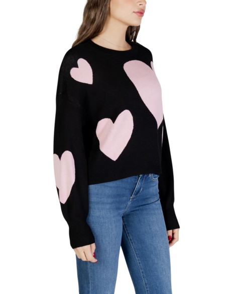 Only Pull femme noir viscose