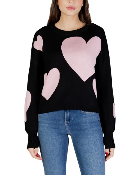 Only Pull femme noir viscose