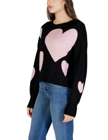 Only Pull femme noir viscose