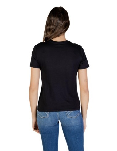 Only T-shirt femme noir coton bio