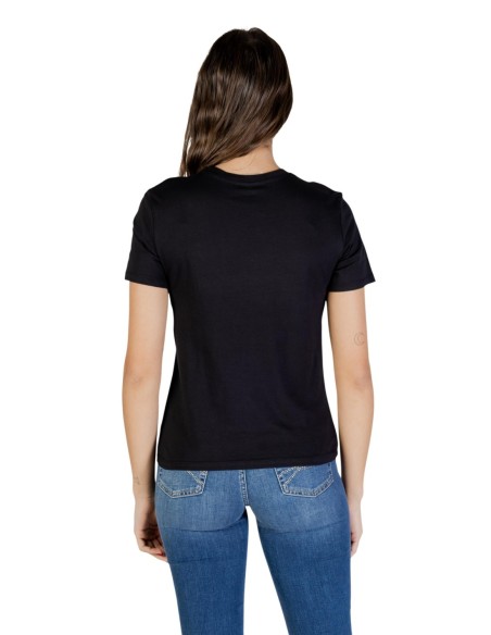 Only T-shirt femme noir coton bio