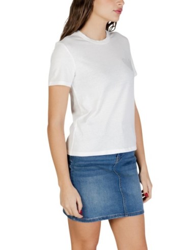 Only T-shirt femme blanc coton bio