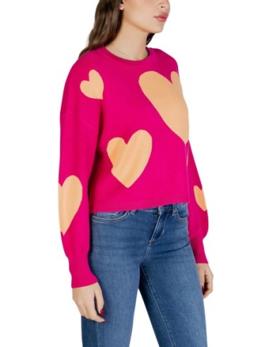 Only Pull femme fuchsia