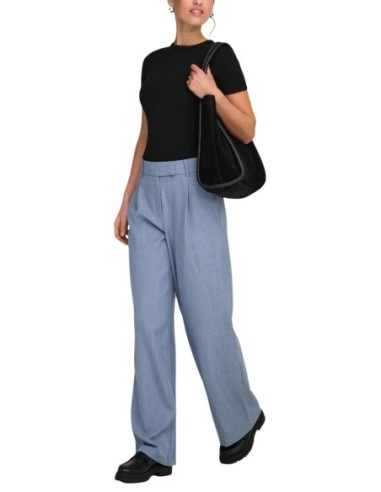 Only Pantalon femme bleu