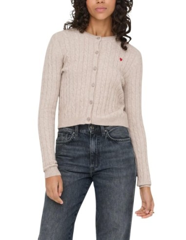 Only Cardigan femme beige