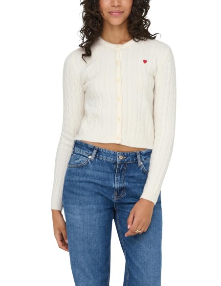 Only Cardigan femme blanc