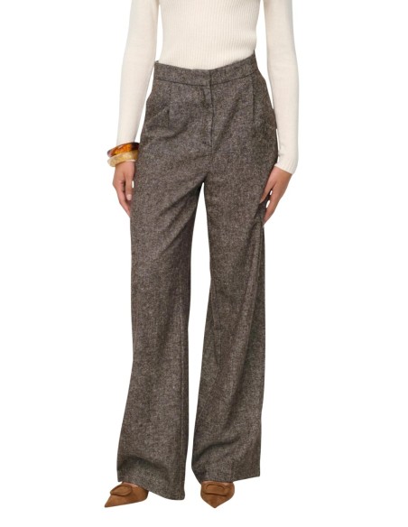 Only Pantalon femme marron