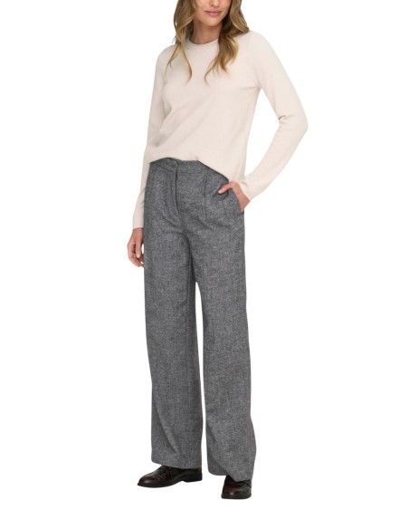 Only Pantalon femme gris hiver