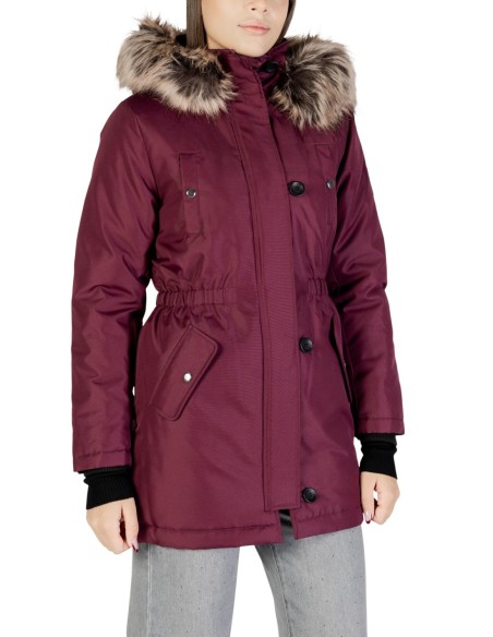 Only Veste femme bordeaux