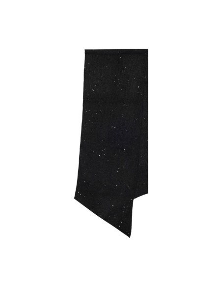 Only Écharpe femme noire pailletée