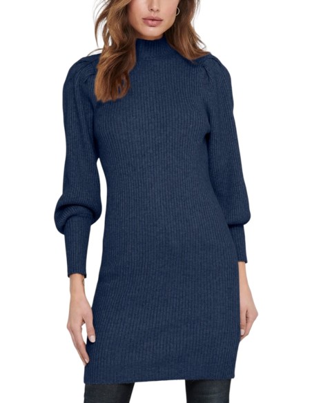 Only Robe femme bleue hiver