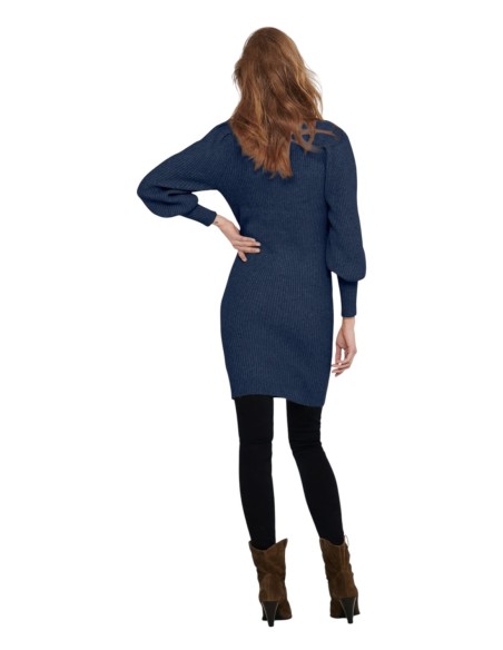 Only Robe femme bleue hiver
