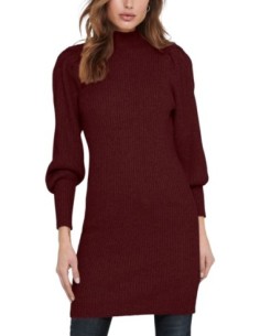 Only Robe femme bordeaux hiver