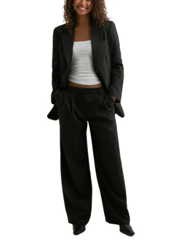 Only Veste femme noire rayures