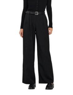 Only Pantalon femme noir rayures