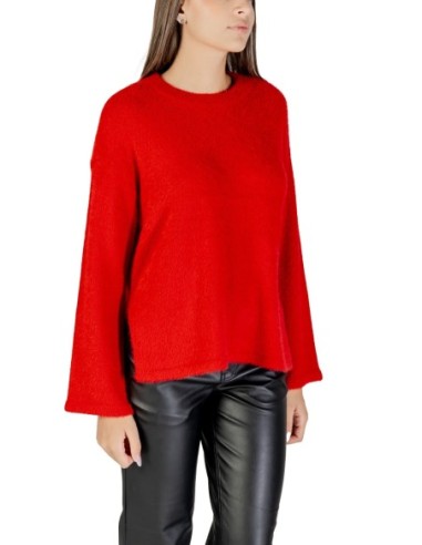 Only Pull femme rouge