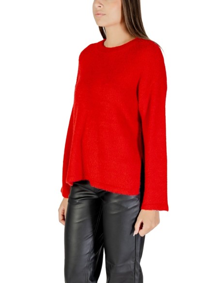 Only Pull femme rouge