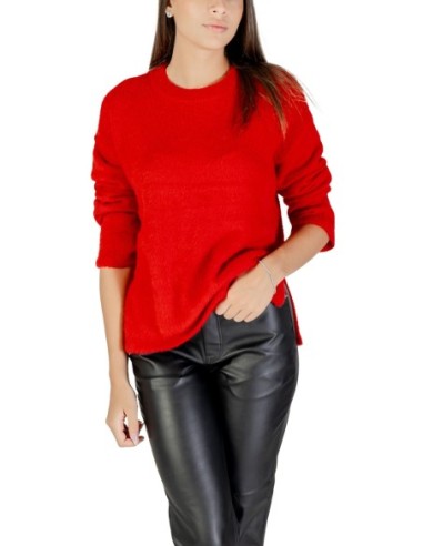 Only Pull femme rouge