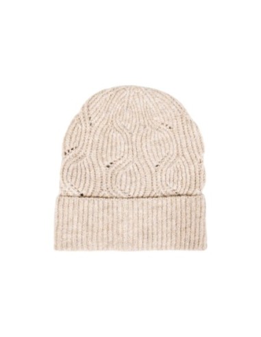 Only Bonnet femme beige