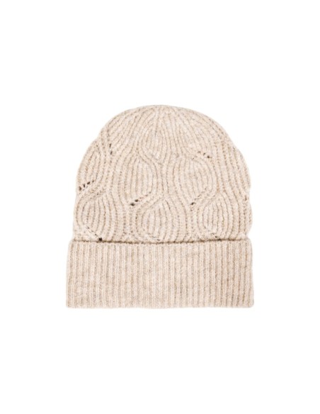 Only Bonnet femme beige