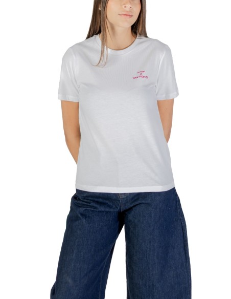 Only T-shirt femme blanc