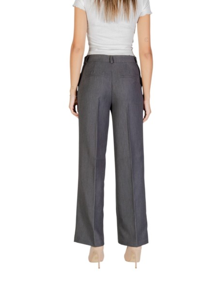 Only Pantalon femme gris confortable