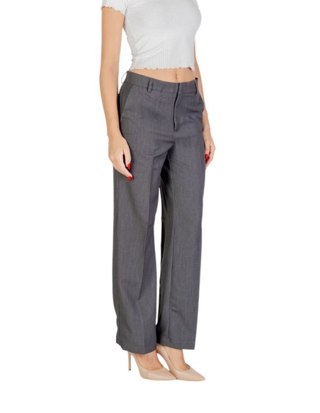 Only Pantalon femme gris confortable